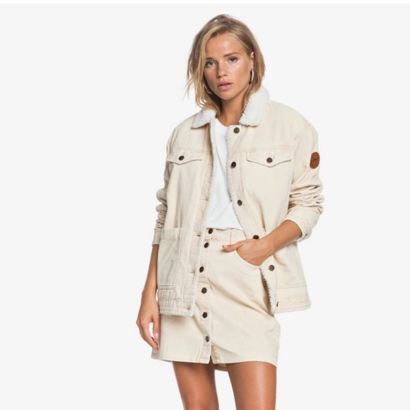 Roxy Corduroy Trucker Jacket - Picture 2 of 12